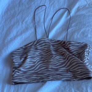 Forever 21 Zebra Print Camisole Top